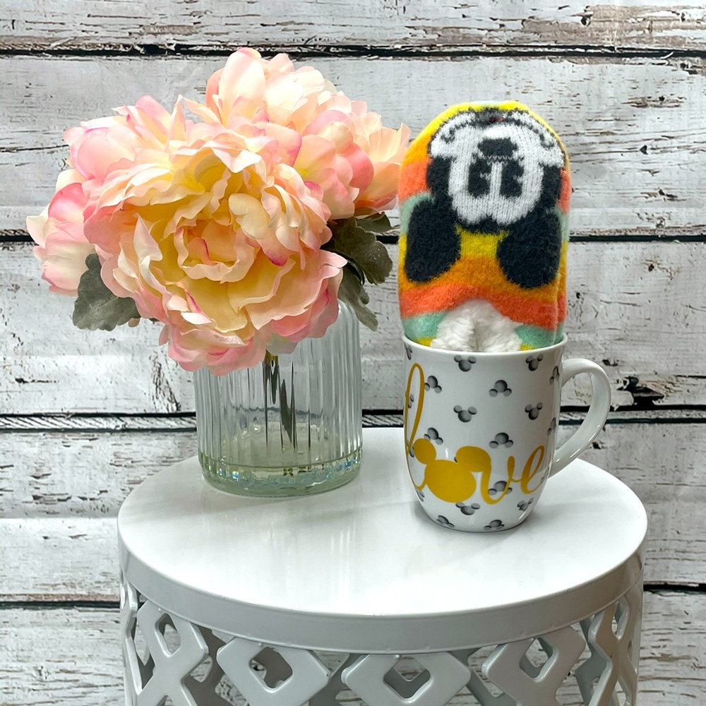 Disney mug ☕️ and slipper sock 🧦 bundle NWT